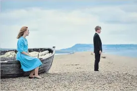  ?? ROBERT VIGLASKY BLEECKER STREET ?? Saoirse Ronan and Billy Howle play lovers on their honeymoon in “On Chesil Beach.”