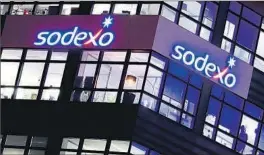  ?? REUTERS ?? Logo de Sodexo.