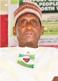  ??  ?? Senator Abu Ibrahim