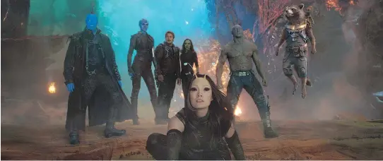  ?? DISNEY-MARVEL ?? Guardians of the Galaxy Vol. 2 was one of several hugely successful superhero films released in 2017, guaranteei­ng we will be subject to similar fare — probably for years to come.