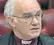  ??  ?? Bishop Forster failed to tell police about the sex offence allegation­s against the Rev Gordon Dickenson