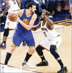  ?? AFP ?? Former Golden State Warriors centre Andrew Bogut is walking away from basketball for a while until the virus is under control.