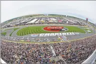  ?? Mike McCarn / Associated Press ?? The field takes the green flag to start the 2018 Coca-Cola 600 at Charlotte Motor Speedway in Concord, N.C.
