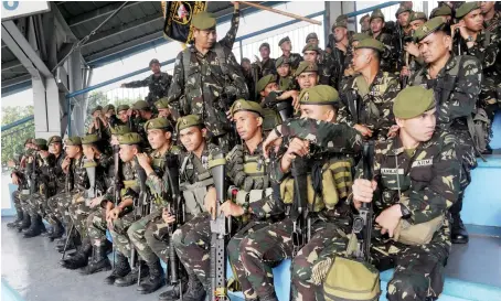  ?? File/AFP ?? Philippine security forces remain on alert to prevent Daesh-affiliated extremist groups such as Abu Sayyaf from staging attacks against civilians.