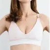  ?? ?? The Lunnie nursing bra began as a prototype that Kallile and her mom, Sue, pieced together from absorbent and soft fabrics. The final product is now available and is the result of recommenda­tions and comments from a network of other nursing moms.