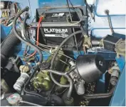  ??  ?? Unleaded-friendly engine was rebuilt back in 2014.