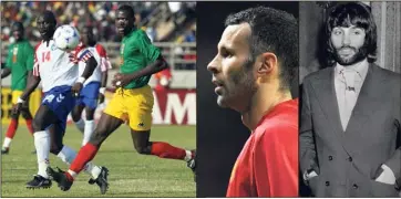  ?? (Photos AFP) ?? Le Libérien George Weah, le Gallois Ryan Giggs et le Nord-Irlandais George Best étaient trop esseulés dans leur sélection pour pouvoir disputer une Coupe du monde.