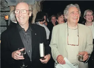  ?? CHRIS BOLIN/POSTMEDIA FILES ?? Jack Rabinovitc­h told The Canadian Press in 2012 he came up with the idea for the Giller Prize with author Mordecai Richler over drinks and chopped liver at Moishes Steakhouse.