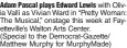  ?? ?? Adam Pascal plays Edward Lewis with Olivia Valli as Vivian Ward in “Pretty Woman: The Musical,” onstage this week at Fayettevil­le’s Walton Arts Center. (Special to the Democrat-Gazette/ Matthew Murphy for MurphyMade)