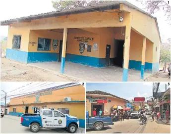  ?? FOTOS: JUAN FLORES ?? (1) La posta que lleva a la frontera con Nicaragua y otras dos del área rural estén cerradas. (2) En la posta de la ciudad apenas hay una patrulla. (3) Los paraiseños caminan con temor en las calles.