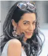  ?? FOTO: IMAGO/ARCHIV ?? Amal Clooney feiert ihren 40. Geburtstag.