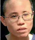  ??  ?? Liu Xia, widow of Nobel Peace Prize winner Liu Xiaobo.