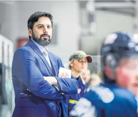  ??  ?? DERBY DAY: Dundee Stars head coach Omar Pacha is fired up for this weekend’s double-header against Fife Flyers.