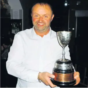  ??  ?? Clubperson of the year Paul Hanby