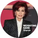  ?? Sharon ?? WEIGHTING GAME