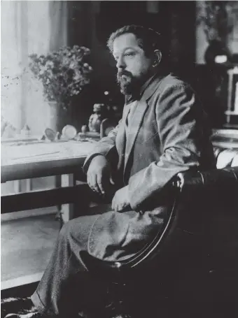  ??  ?? Claude Debussy, circa 1910