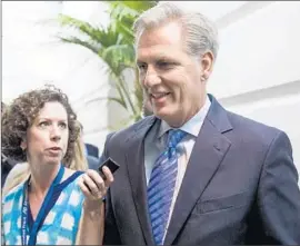  ?? Michael Reynolds ?? U.S. REP. KEVIN McCARTHY (R-Bakersfiel­d), a day after he withdrew his bid to become House speaker because of opposition from conservati­ve insurgents.