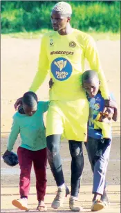  ?? (Couresy pic) ?? Manzini Wanderers goalkeeper Bongiswa ‘Romario’ Dlamini.