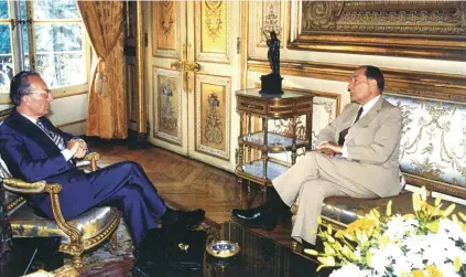  ??  ?? Coulisses. Yvon Gattaz se targue d’avoir rencontré sept fois François Mitterrand en tête-à-tête en 1982. L’occasion de le convaincre d’exonérer l’outil de travail de l’IGF.