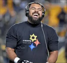  ?? Matt Freed/ Post- Gazette ?? Defensive tackle Cam Heyward was wondering if his future was in Pittsburgh when he and the Steelers agreed on a contract extension.