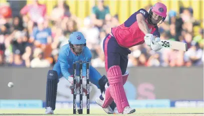  ?? Picture: SA20 ?? CLASSY. Paarl Royals captain David Miller plays a delivery through the leg side during their SA20 match against the Pretoria Capitals in Paarl yesterday.