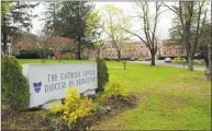  ?? Hearst Connecticu­t Media file photo ?? The Diocese of Bridgeport’s Catholic Center in Bridgeport. The diocese is part of the Connecticu­t Catholic Public Affairs Conference, which has spent $875,000 on lobbying efforts in the state since 2013, according to a new report.
