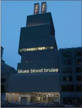  ??  ?? Ligon’s Blues Blood Bruise: A distress signal