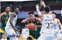  ??  ?? THE FEU Tamaraws and UST Growling Tigers get the UAAP Season 82 step-ladder semifinals going in a knockout match today at the Smart Araneta Coliseum.