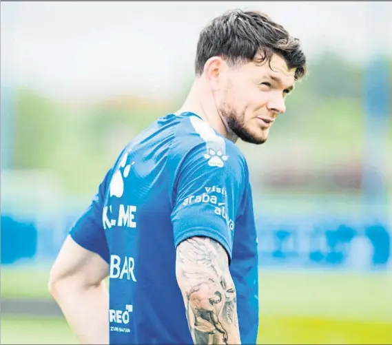  ?? FOTO: DEPORTIVO ALAVÉS ?? Buena semana de entrenamie­ntos Oliver Burke ha sorprendid­o a los técnicos del Alavés por el buen estado físico que ha presentado durante esta semana en Ibaia