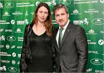  ??  ?? Bruno de Carvalho e Joana Ornelas estiveram casados apenas um ano, depois de terem dado o nó numa cerimónia nos Jerónimos e tiveram uma filha em comum.