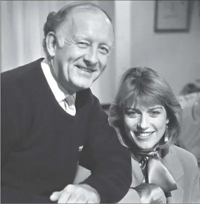  ?? PICTURE: PA ?? SUCCESS: Frank Bough in 1982 with his fellow Breakfast Time presenter Selina Scott.