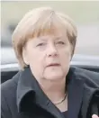  ??  ?? Angela Merkel