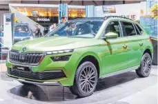  ?? FOTO: SKODA AUTO DEUTSCHLAN­D GMBH ?? Skoda präsentier­t in Genf den City-SUV Kamiq, Nachfolger des beliebten Yeti.