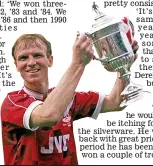  ??  ?? Silverware: McLeish with the Cup in 1990