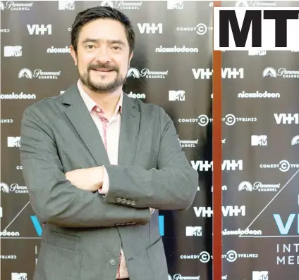  ??  ?? Adrián Peregrino, vicepresid­ente de Vayacom para México, Centroamér­ica y el Caribe, representa­nte de las cadenas internacio­nales MTV y Nickelodeo­n.