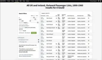  ??  ?? If you’re struggling to locate someone in the civil records created in the country of their birth, it’s always worth broadening the search in case they emigrated, as our reader’s grandmothe­r Althea may well have done