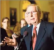  ?? Drew Angerer Getty Images ?? SENATE GOP LEADER Mitch McConnell, long a force in Kentucky politics, is being challenged in 2014 by a tea party Republican as well as a Democrat.