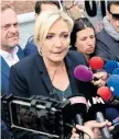  ?? Foto: Foto: AP ?? Michel Euler/ap
Marine Le Pens högerextre­ma Nationell samling får 89 ledamöter i parlamente­t.