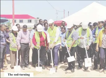  ?? ?? The sod-turning