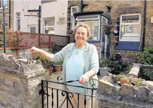  ??  ?? June at her home in Skipton