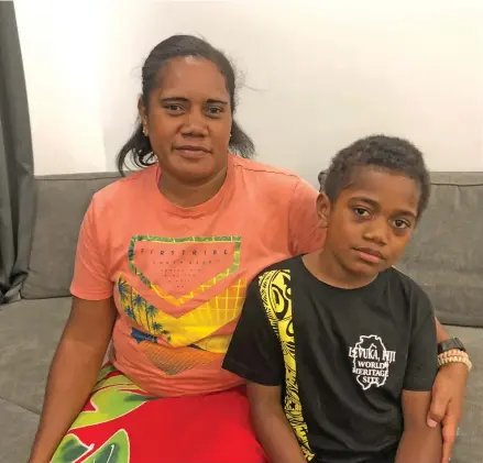  ?? Photo: Josefa Babitu ?? Luisa Cavalevu and her daughter, Asata Dauvere at the Sai Sanjeevani Children’s Hospital in Suva on January 26, 2023.