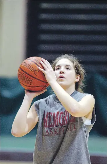  ?? — Telegram file photo/keith Gosse ?? Teresa Butler was a member of the 2003 Memorial University women’s basketball team which won the Atlantic University Sport title in a tournament played at MUN.