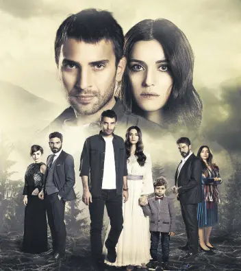  ??  ?? “Sen Anlat Karadeniz” (“Lifeline”), which is aired on ATV in Turkey, is also very popular in Lebanon.