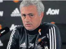 ??  ?? STICKING AT IT Mourinho insists criticism of United is unfair