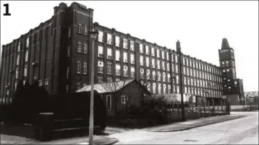  ??  ?? 1
PHOTO 1: Tulketh Mill in Preston in 1984, a typical example of cotton mill architectu­re – the mill stands today, a major landmark alongside the main Englandsco­tland railway line, just north of the city.