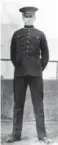  ?? CITY OF EDMONTON ARCHIVES ?? Alex Decoteau in his Edmonton police uniform, 1911.