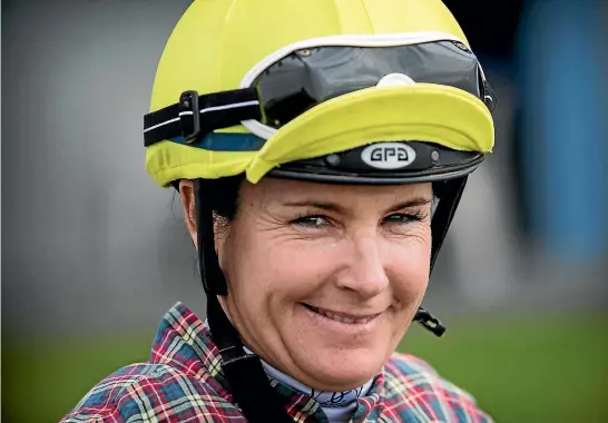  ?? GRANT MATTHEW ?? Jockey Lisa Allpress will wear the Horowhenua colours on Our Bandit in the Interprovi­ncial Challenge at New Plymouth.