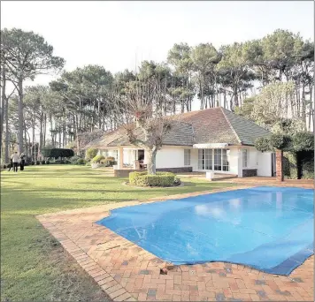  ?? PHOTO: WILLEM LAW ?? A file picture of what was then the most expensive property to ever go on sale in the Bishopscou­rt area which was on offer for R88.5 million. South African property has become significan­tly more expensive for foreign buyers.