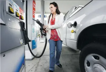  ??  ?? Gas stations located near major highways tend to be pricier, so try to fill up before you hit the first stretch of the highway during road trips, advises Blair Qualey. Mobile apps can also help you find cheaper gas prices.