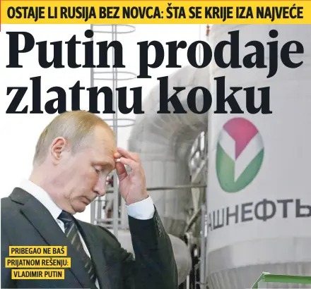  ??  ?? PRIBEGAO NE BAŠ PRIJATNOM REŠENJU: VLADIMIR PUTIN